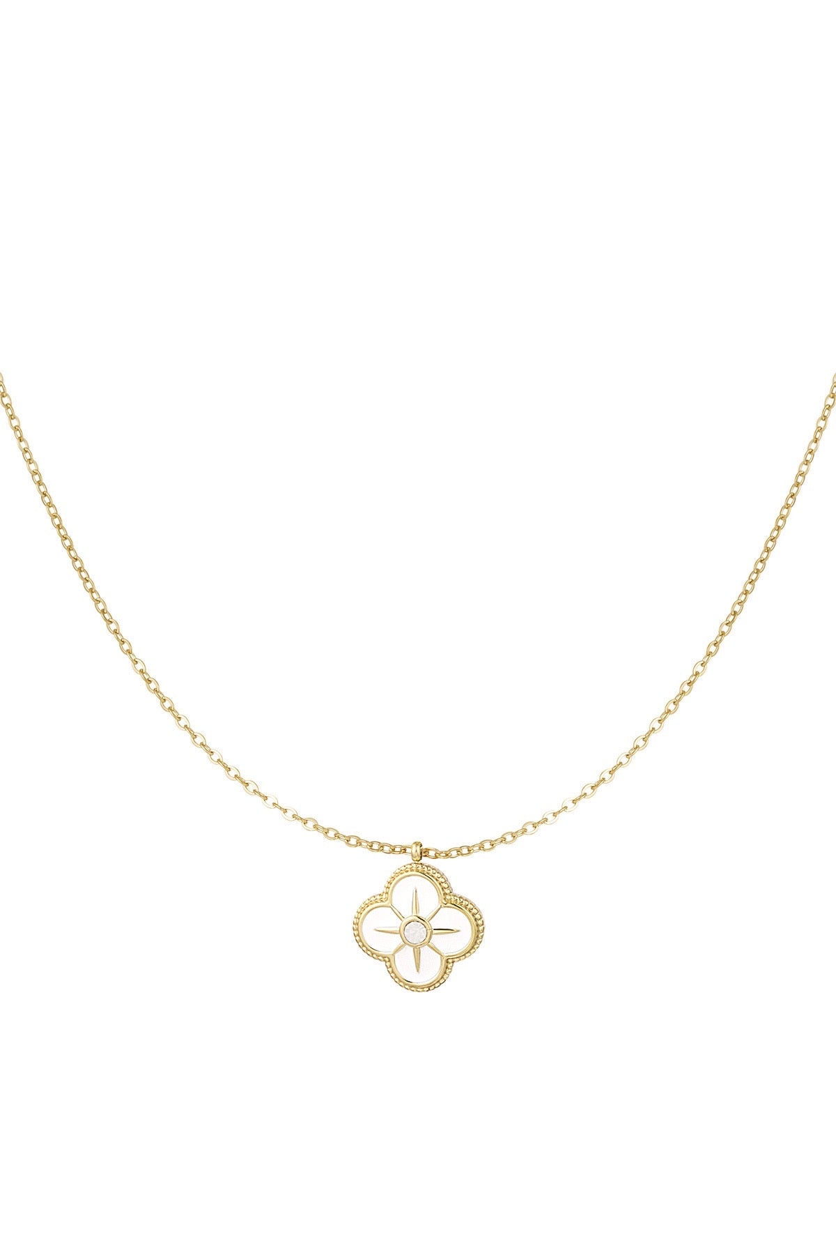 Ketting lang met bloem
