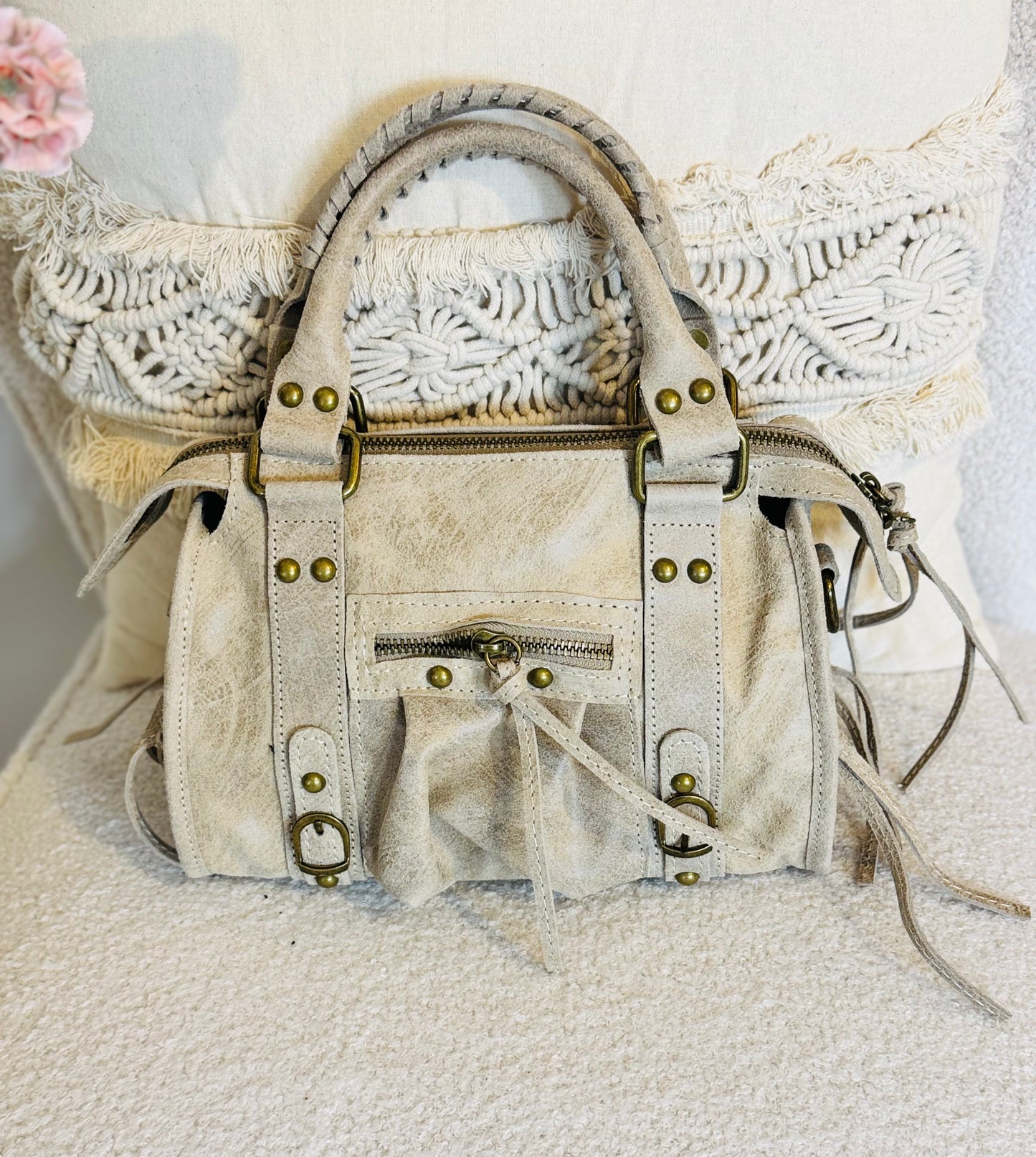 Senna leather bag