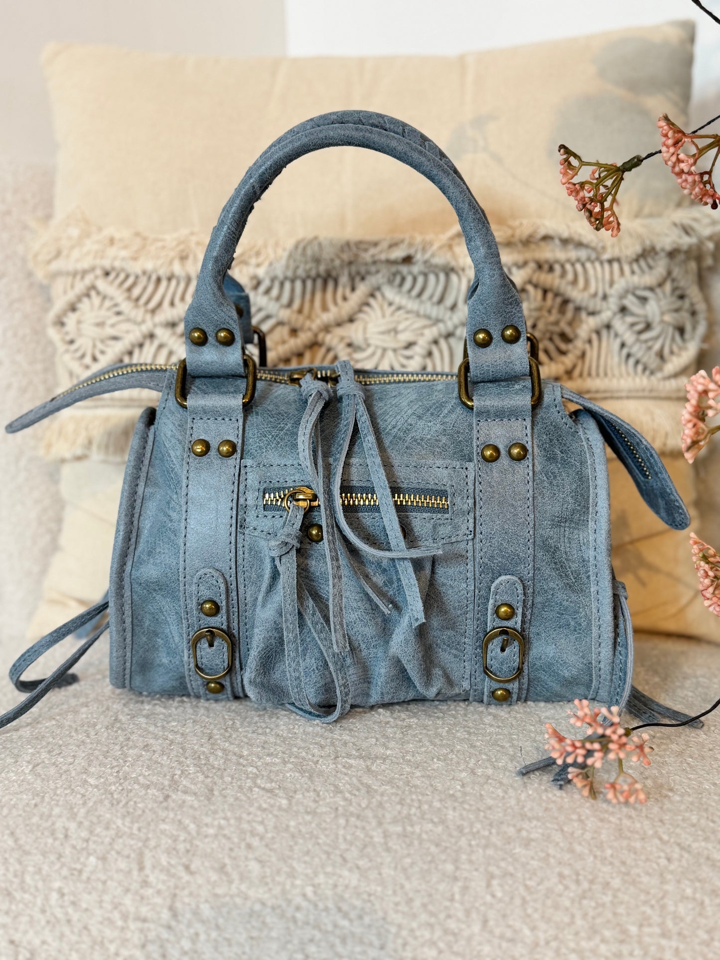 Senna leather bag