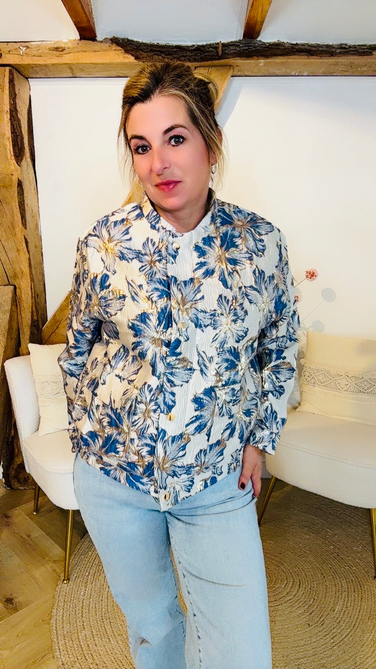 Flower bomber jas