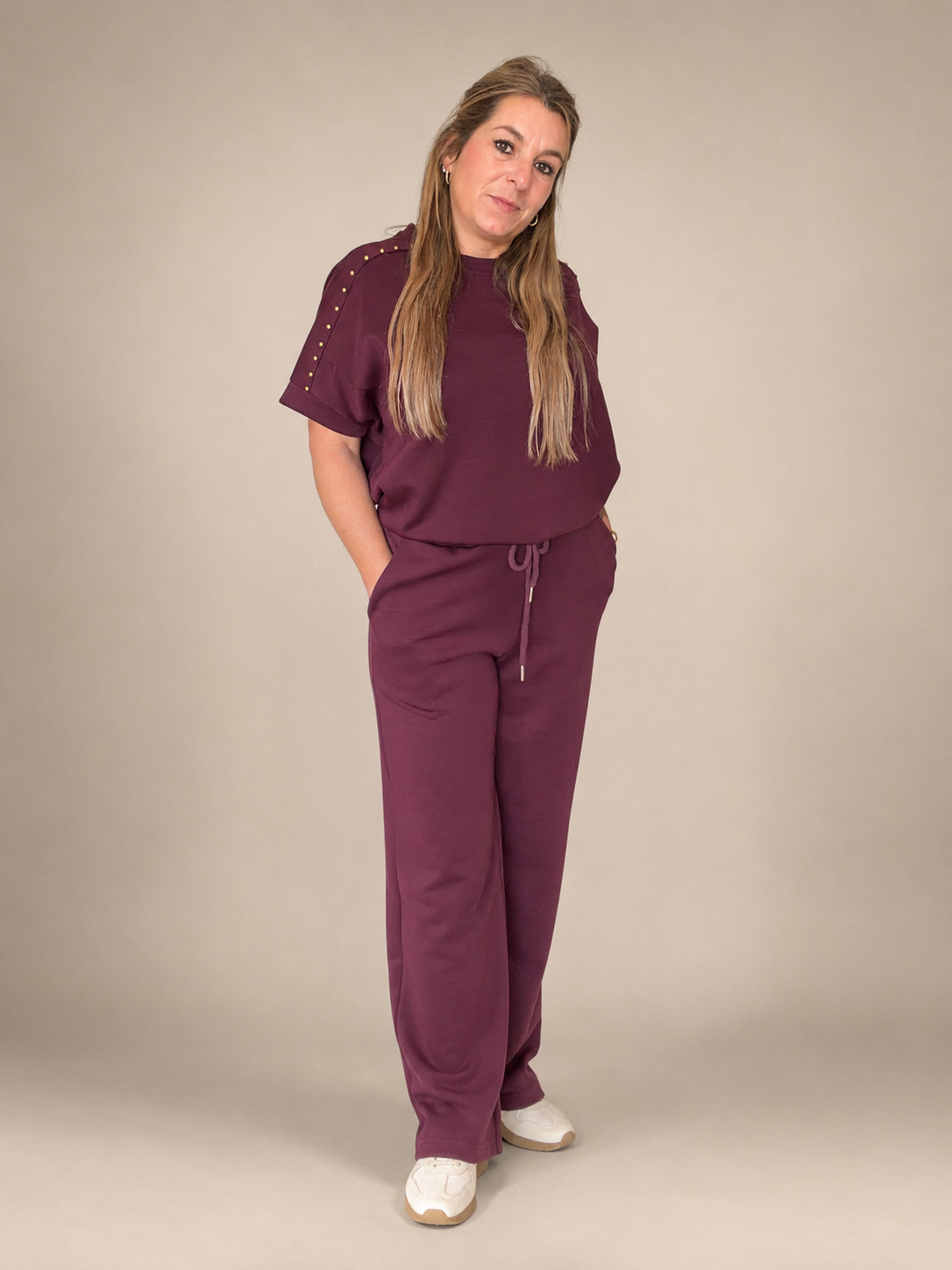 2 delige jogging set met studs