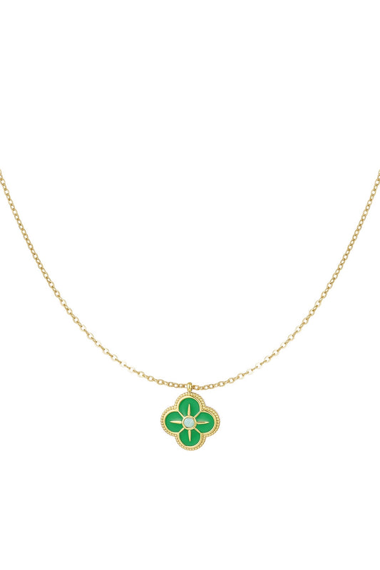 Ketting lang met bloem