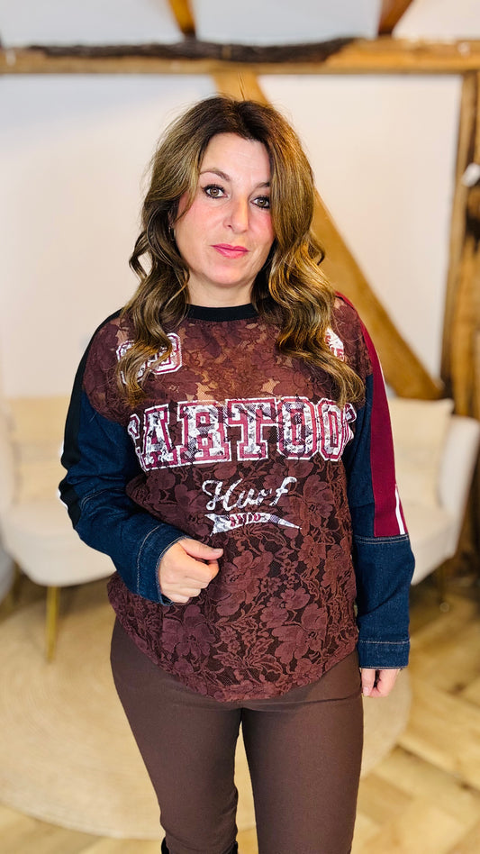 Basebal longsleeve top