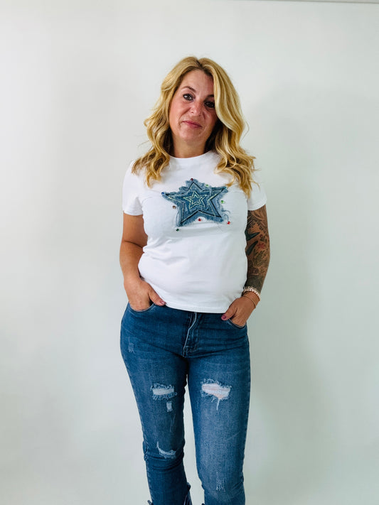 T-shirt jeans star