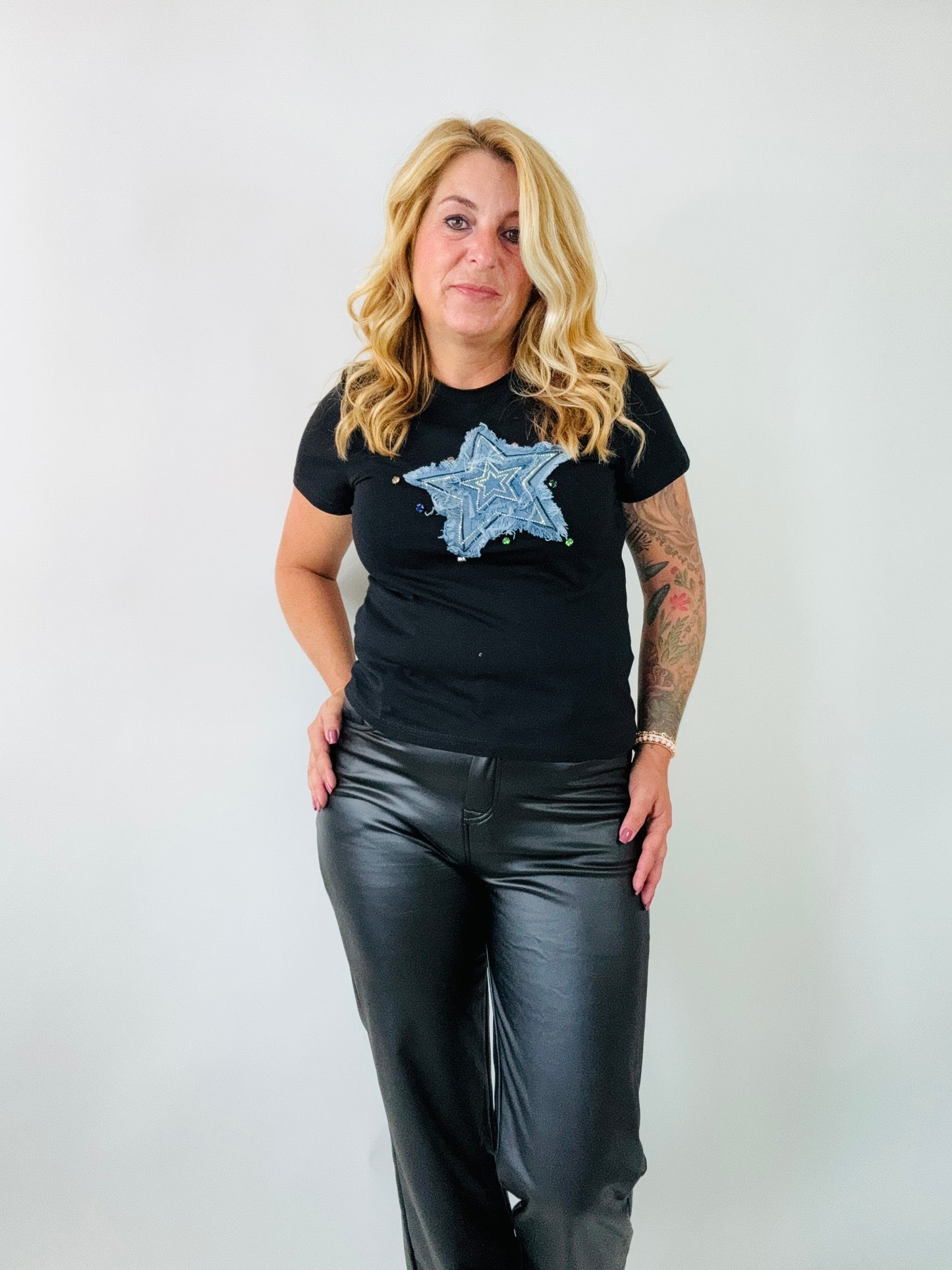 T-shirt jeans star S/M