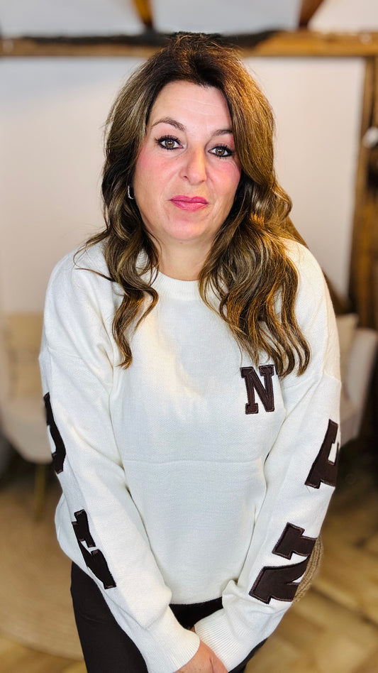 Newyork sweater Beige Bruin