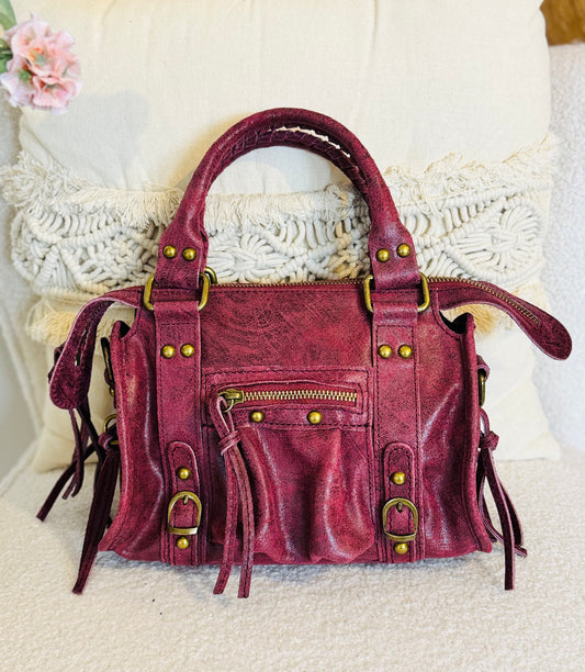 Senna leather bag
