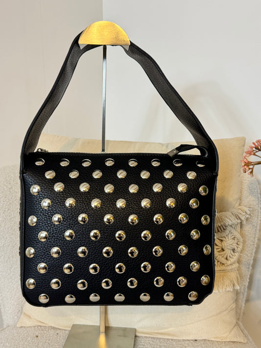 Schoudertas met studs