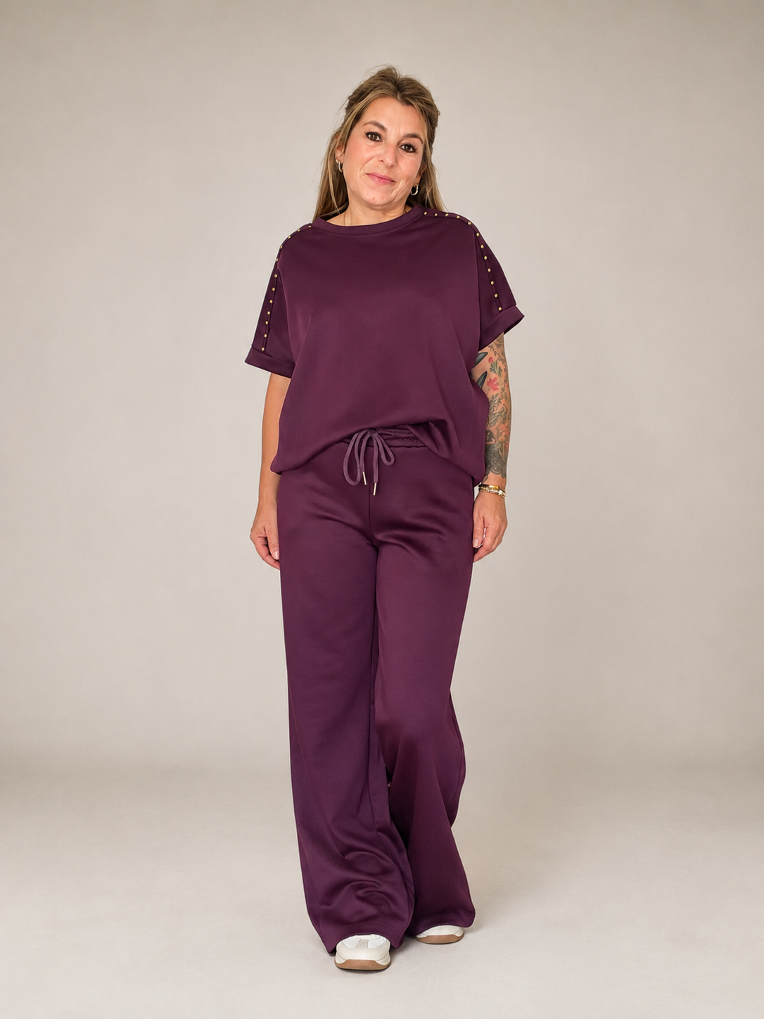 2 delige jogging set met studs